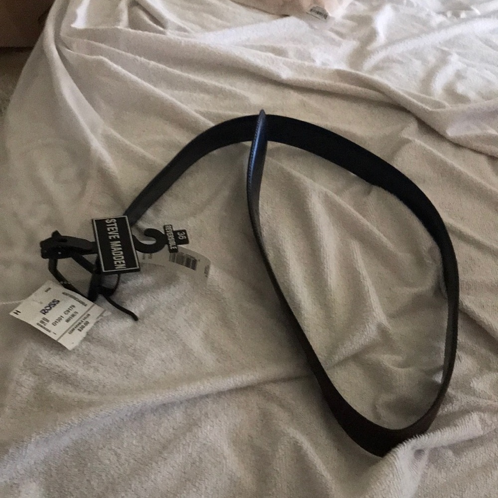Steve Madden men’s belt black (reversible)